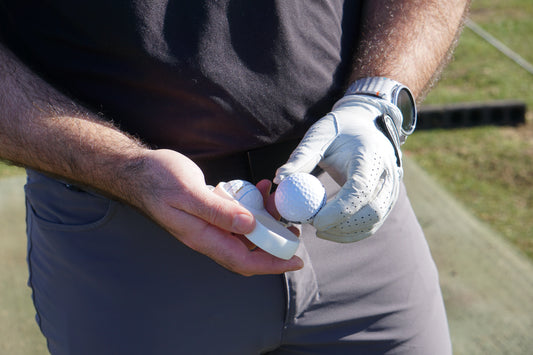 Golf Ball & Tee Holder Clip – Quiver Caddy for Golfers, Attaches to Belt or Golf Bag, Easy Access Golf Accessories Organizer