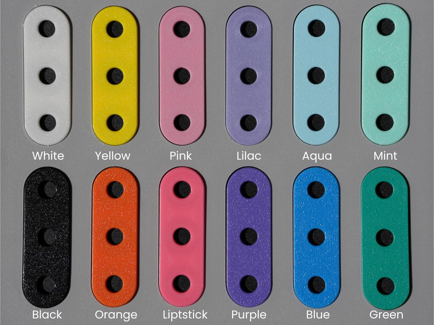 Polar Pals, Anodized Aluminum fidget sliders, CNC Machined