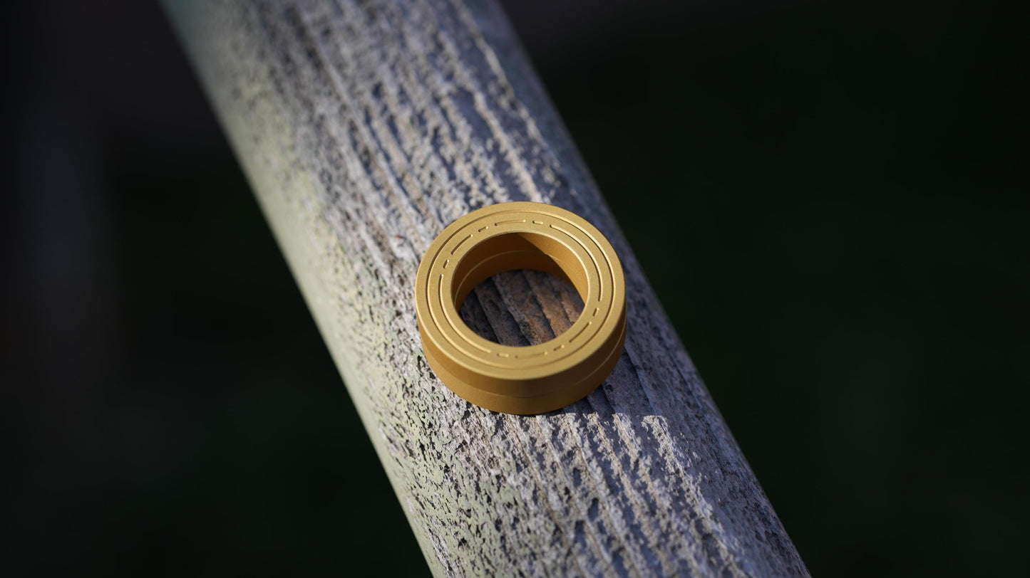 Knucks mini, Anodized Aluminum fidget sliders, CNC Machined