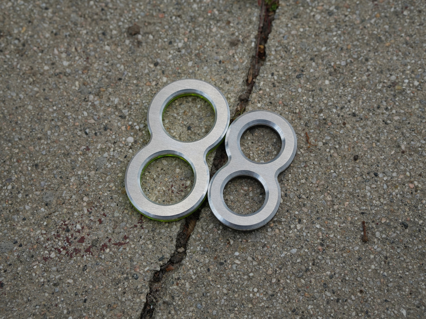 Mini Knucks Fidget Sliders, Aluminum & Delrin