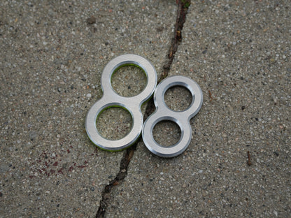 Mini Knucks Fidget Sliders, Aluminum & Delrin