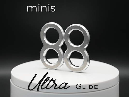 Mini Knucks Fidget Sliders, Aluminum & Delrin