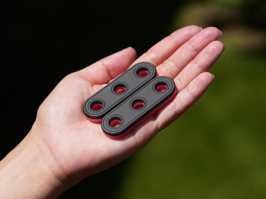 Polar Pals, Anodized Aluminum fidget sliders, CNC Machined