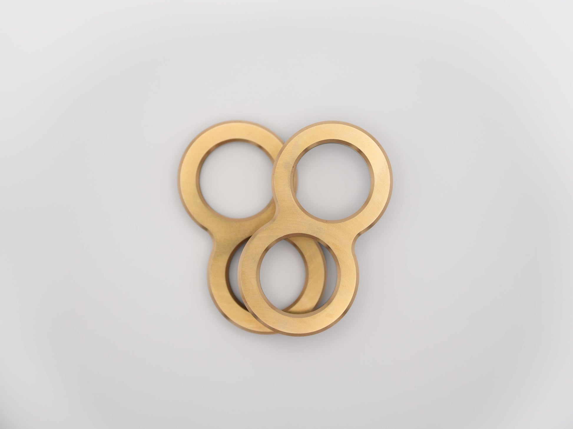 Knucks, Brass Edition, Fidget Sliders, Metal magnetic fidget toy