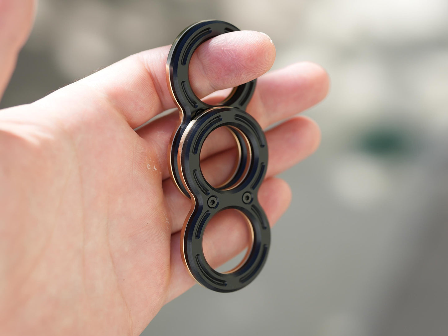 Knucks, Brass Edition, Fidget Sliders, Metal magnetic fidget toy