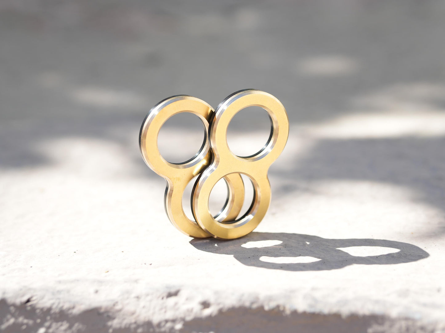 Knucks, Brass Edition, Fidget Sliders, Metal magnetic fidget toy