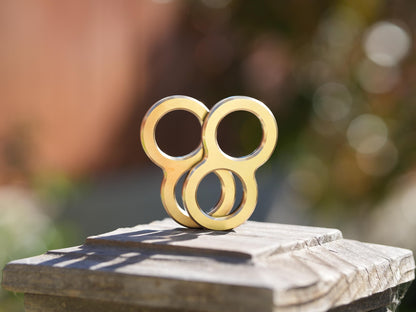 Knucks, Brass Edition, Fidget Sliders, Metal magnetic fidget toy