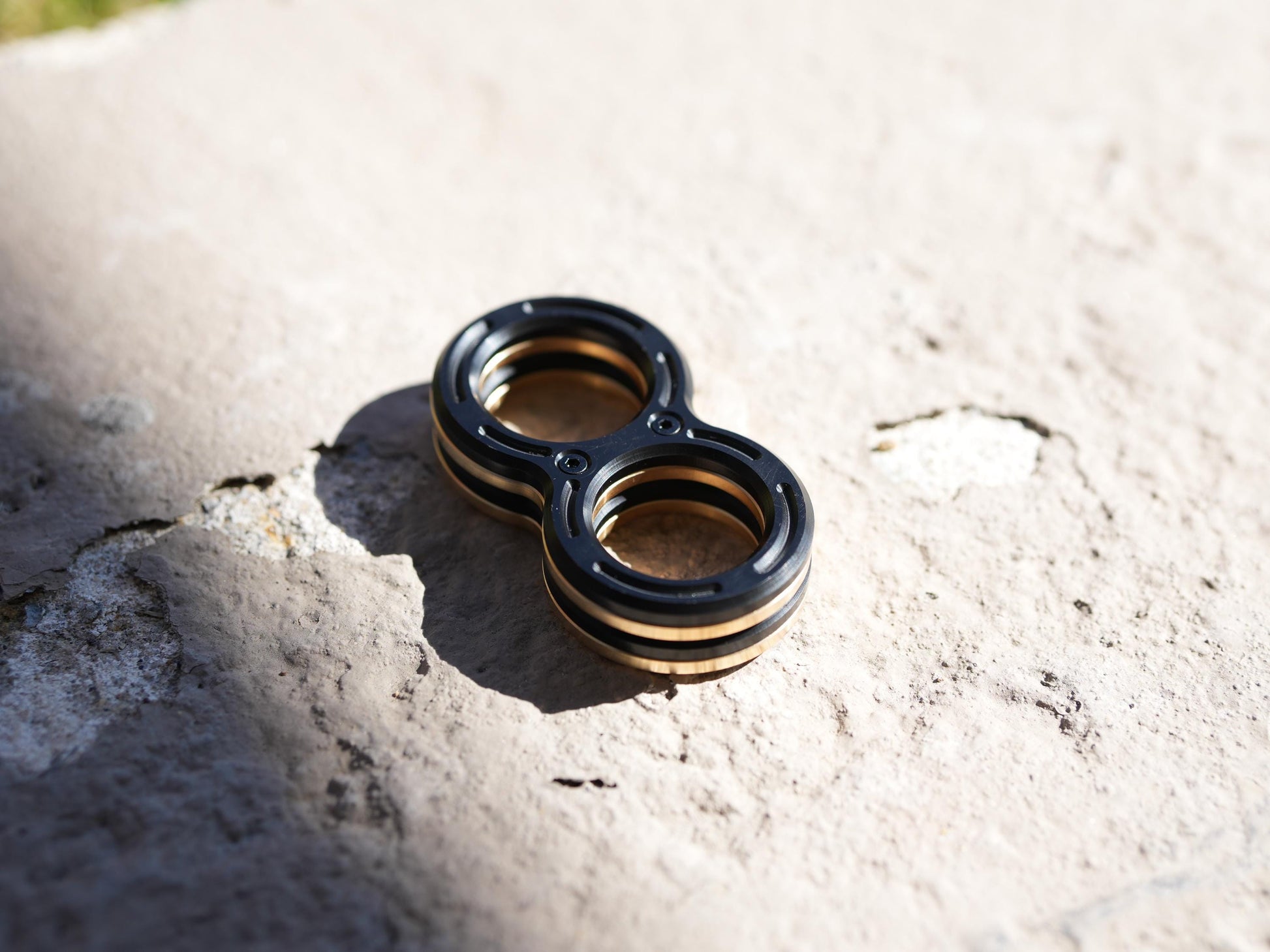 Knucks, Brass Edition, Fidget Sliders, Metal magnetic fidget toy