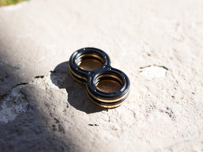 Knucks, Brass Edition, Fidget Sliders, Metal magnetic fidget toy