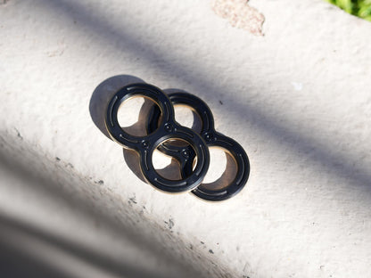 Knucks, Brass Edition, Fidget Sliders, Metal magnetic fidget toy