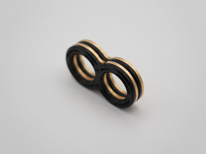 Knucks, Brass Edition, Fidget Sliders, Metal magnetic fidget toy