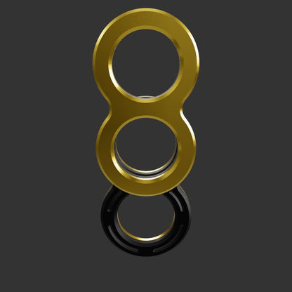 Knucks, Brass Edition, Fidget Sliders, Metal magnetic fidget toy